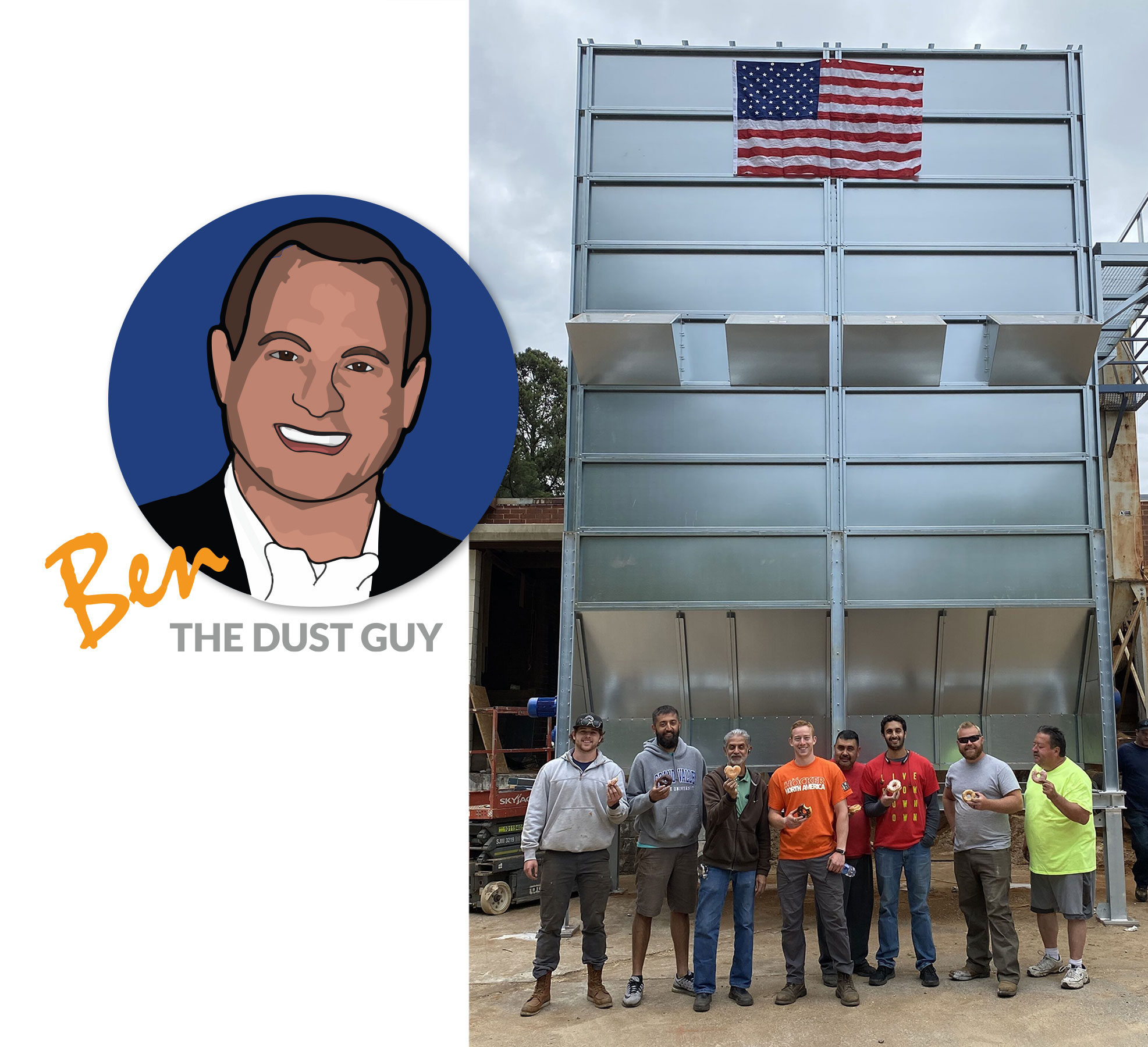 ben the dust guy of hocker north america dust collection